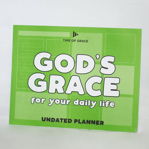 La gracia de Dios para tu vida diaria | Planificador sin fecha 