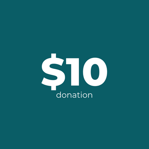 donación de $10