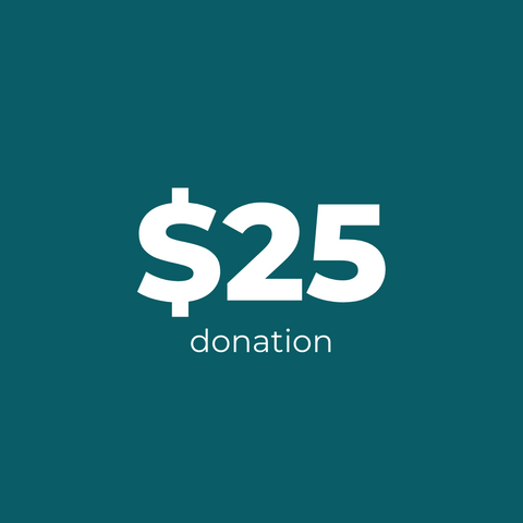 donación de $25